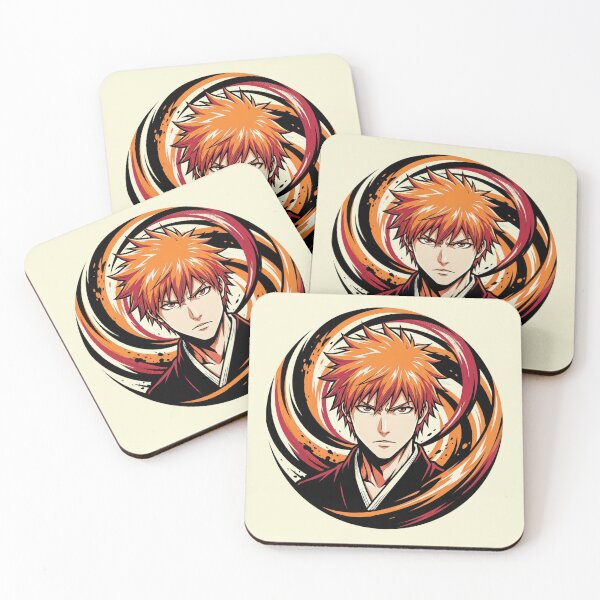 Item preview, Ichigo Kurosaki Swirling Flame Crest designed and sold by homedeco12.