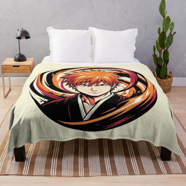 Item preview, Ichigo Kurosaki Swirling Flame Crest designed and sold by homedeco12.