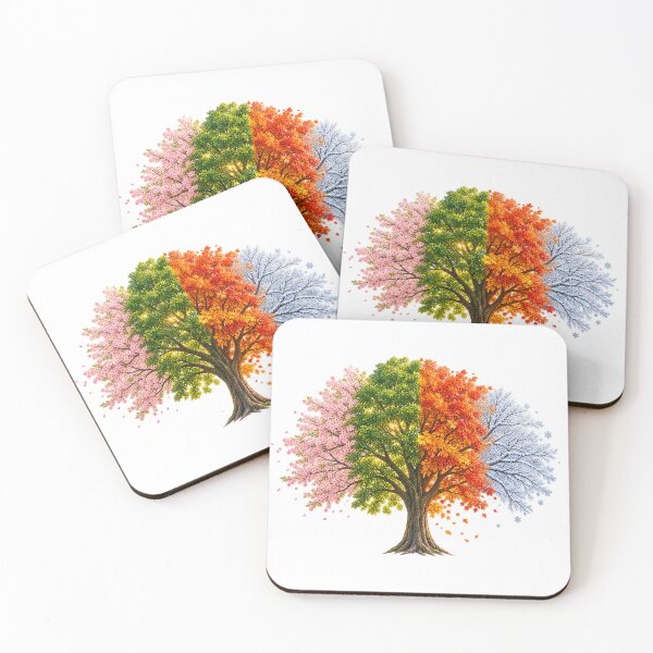 Item preview, Four Seasons Tree of Life designed and sold by bolaAura.