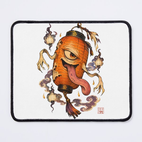 Item preview, Haunted Chochin Obake Lantern – Japanese Yokai Halloween Art designed and sold by kaxymax.