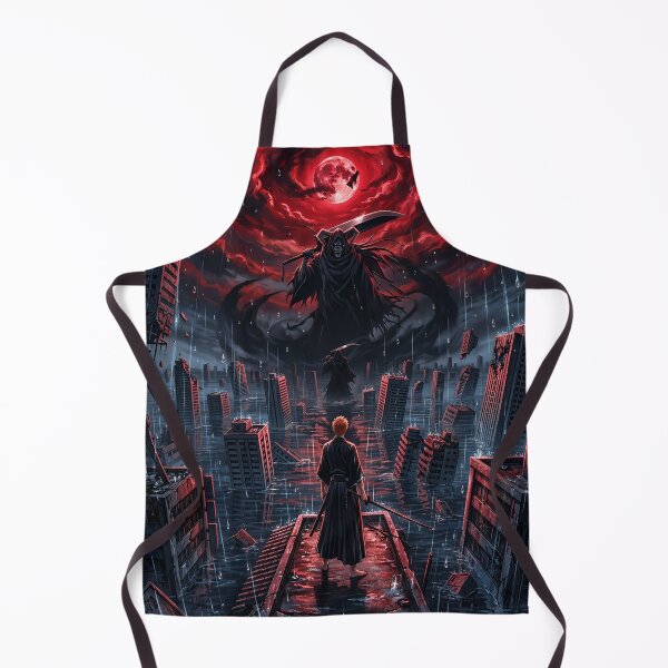 Item preview, Ichigo Facing Massive Grim Reaper in Submerged City designed and sold by homedeco12.