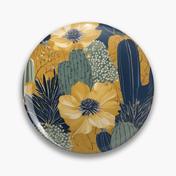 Item preview, Desert with Cacti - Seamless Botanical Pattern designed and sold by Hidamari's SHOP.