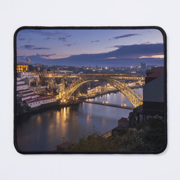 Item preview, Porto at blue hour designed and sold by kohlenjunge.