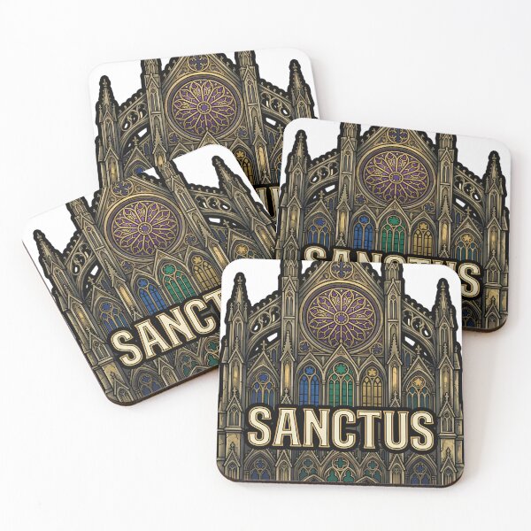 Item preview, Gothic Cathedral Facade Sanctus - Architecture Emblem designed and sold by IllumeInk.