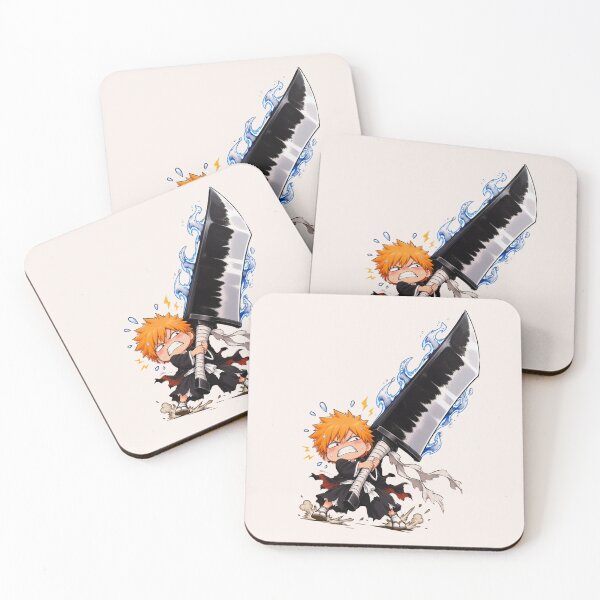 Item preview, Ichigo Struggling to Lift Oversized Zangetsu Blade designed and sold by homedeco12.
