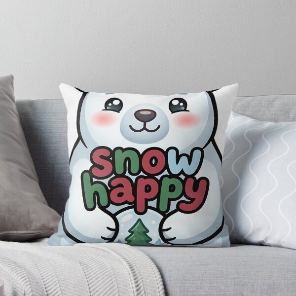 Item preview, Cute Christmas Snow Globe Polar Bear Holding a Snow Globe - Snow Happy designed and sold by pumsquare.