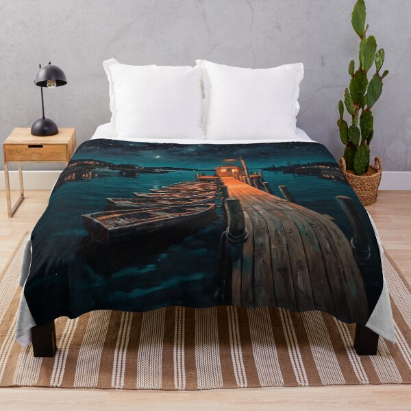 Item preview, Town Dock Photo Realism Art designed and sold by Home Decor Art.