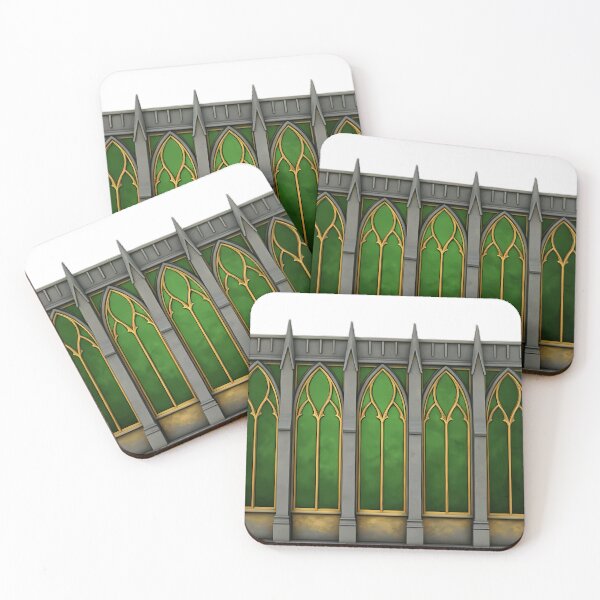 Item preview, Gothic Cathedral Cloister - Carved Arch Emblem designed and sold by IllumeInk.