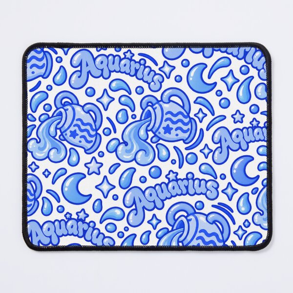 Item preview, Cute Aquarius Zodiac – Blue Kawaii Water Bearer Astrology Art designed and sold by MetaModel Editions.