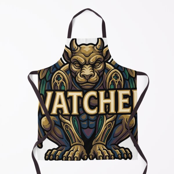 Item preview, Gothic Gargoyle Watcher - Stone Beast Emblem designed and sold by IllumeInk.