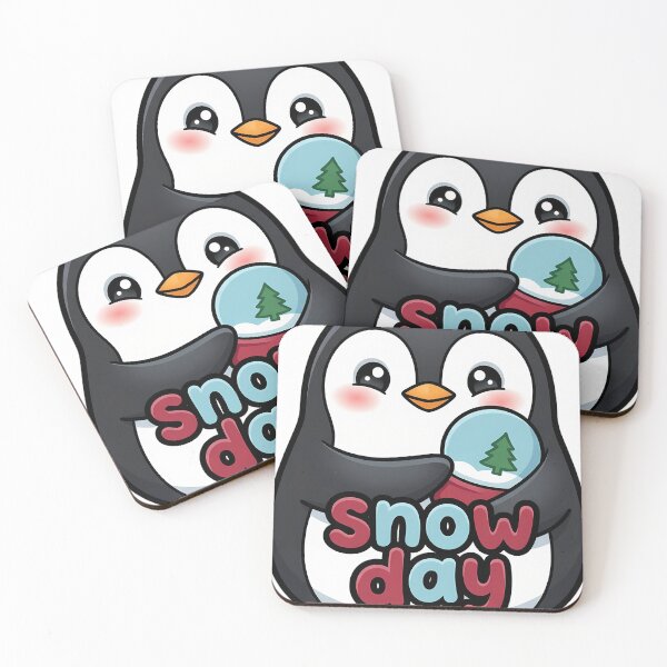 Item preview, Cute Christmas Snow Globe Penguin Holding a Snow Globe - Snow Day designed and sold by pumsquare.