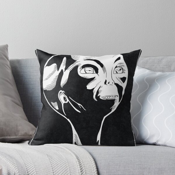 Item preview, ALIEN - Close Encounters of the Third Kind (Black and White) designed and sold by FamousWeirdosRB.