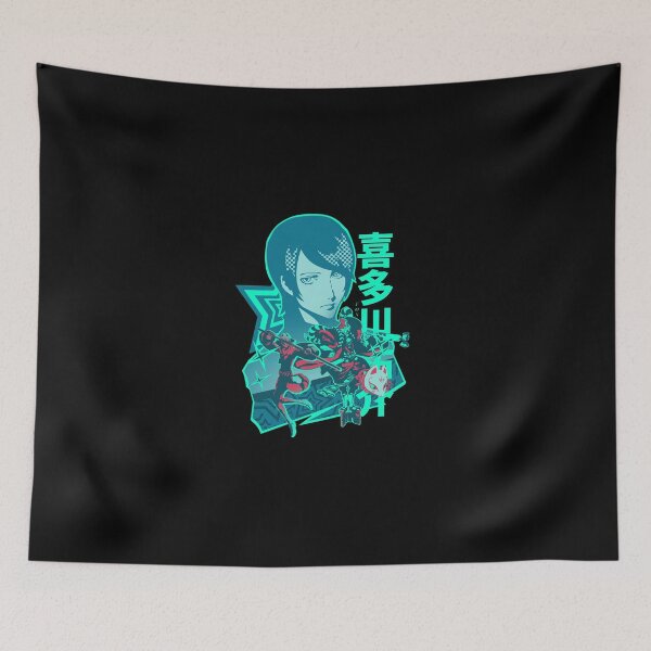 Item preview, Artistic Anime Swordsman Cyan Blue Graphic designed and sold by doriliti.