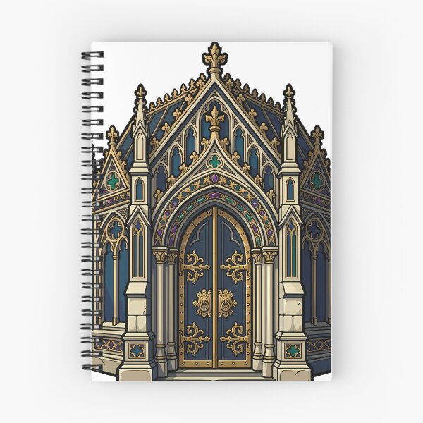 Item preview, Gothic Crypt - Vaulted Stone Chamber Emblem designed and sold by IllumeInk.
