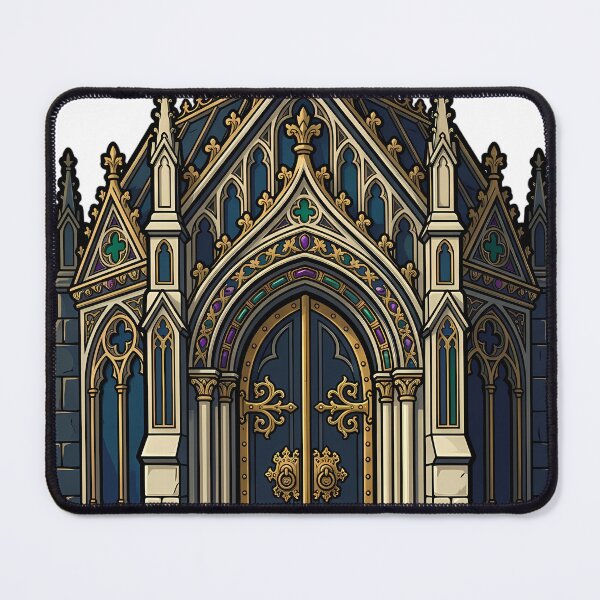 Item preview, Gothic Crypt - Vaulted Stone Chamber Emblem designed and sold by IllumeInk.