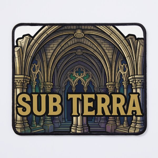 Item preview, Gothic Crypt Vault Sub Terra - Stone Emblem designed and sold by IllumeInk.
