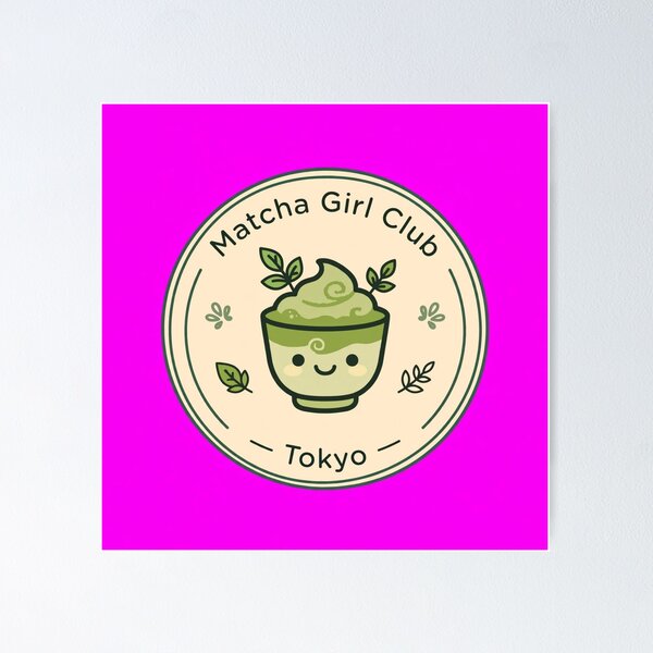 Item preview, Matcha Girl Club Tokyo Kawaii Sticker - Matcha Lover Aesthetic - Iced Matcha designed and sold by Sinedive.