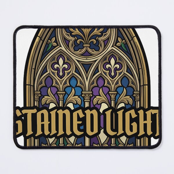Item preview, Stained Glass Panel Stained Light - Gothic Emblem designed and sold by IllumeInk.