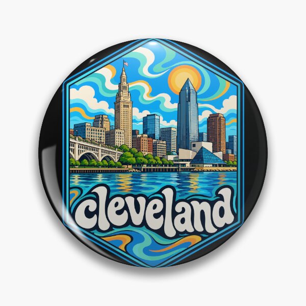 Item preview, Cleveland Ohio Trippy Travel designed and sold by TomFrontierArt.