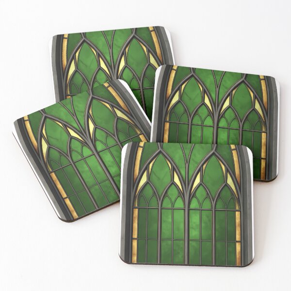 Item preview, Gothic Stained Glass Window - Church Panel Emblem designed and sold by IllumeInk.
