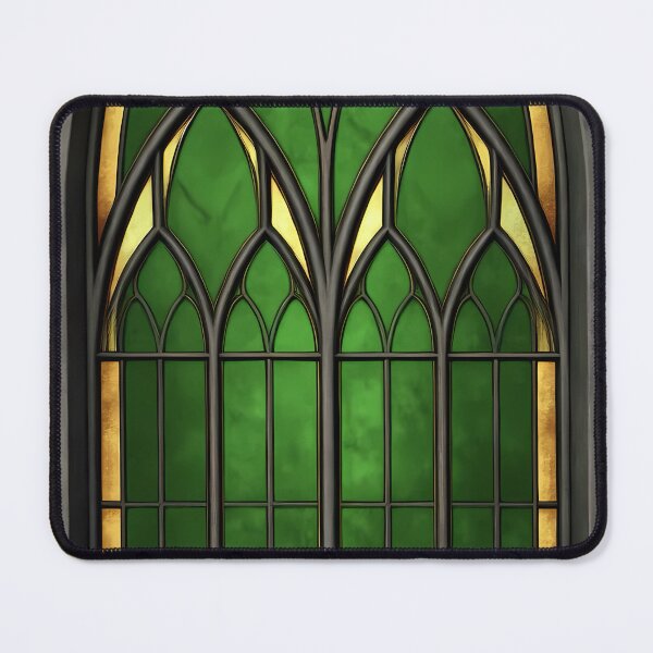 Item preview, Gothic Stained Glass Window - Church Panel Emblem designed and sold by IllumeInk.