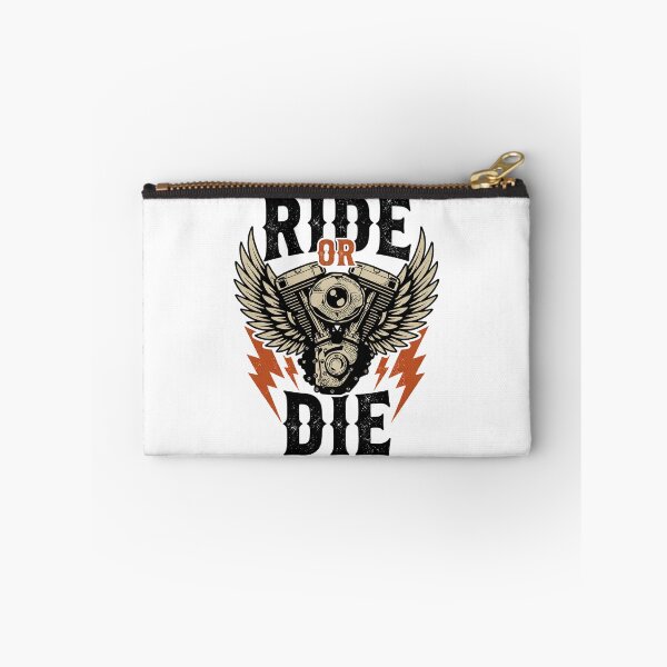Item preview, V Twin Engine Wings Ride or Die Vintage Biker Art designed and sold by cannsuh.