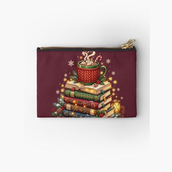 Item preview, Cozy Christmas Books and Hot Cocoa designed and sold by TrinovaCreates.