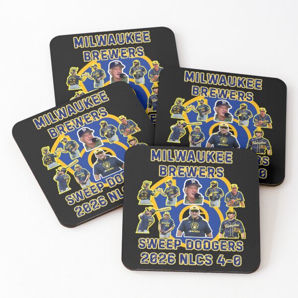 Item preview, Milwaukee Brewers Sweep Dodgers  designed and sold by WoodburyLake.