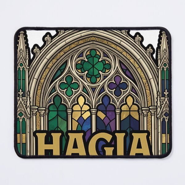 Item preview, Byzantine Arch Hagia Sophia - Gothic Glass Emblem designed and sold by IllumeInk.