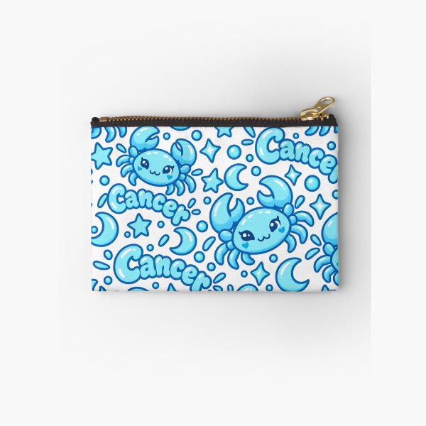 Item preview, Cute Cancer Zodiac – Blue Kawaii Crab Astrology Art designed and sold by MetaModel Editions.