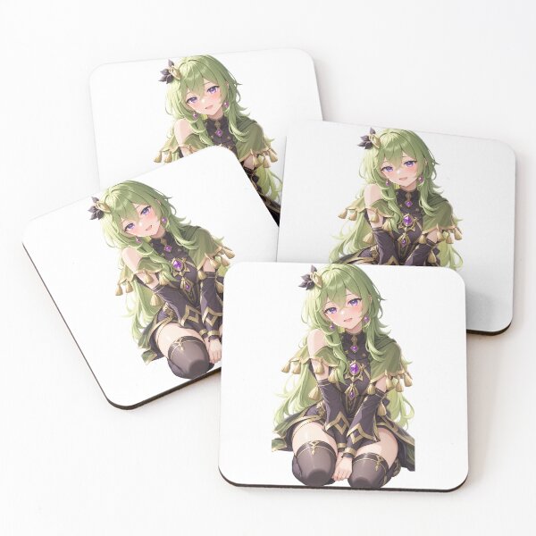 Item preview, Collei Genshin Impact Fanart | Cute Green Hair Anime Waifu designed and sold by iloveanimechibi.