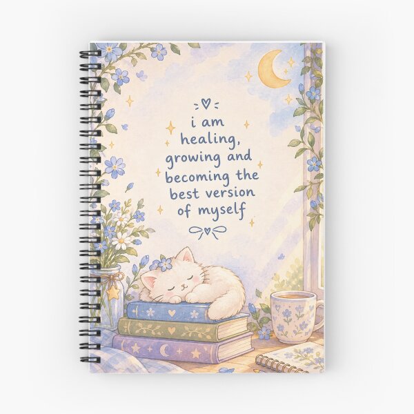Item preview, Healing, Growing & Becoming Myself ? | Cozy Self-Love Aesthetic designed and sold by iqralune.