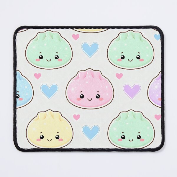 Item preview, Cute Pastel Kawaii Glitter Dumpling Pattern designed and sold by Luvahawb.