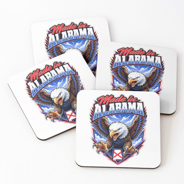Item preview, Made in Alabama Bald Eagle – Alabama State Pride Southern Roots American Eagle designed and sold by WLHmedia.com .