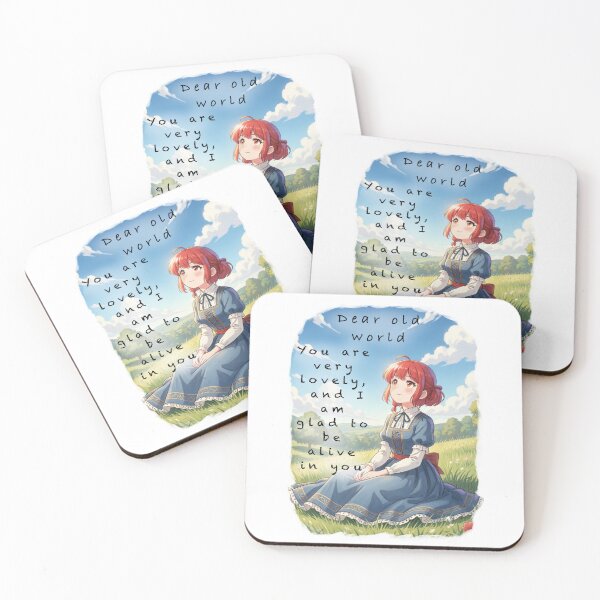 Item preview, Anne Shirley quote of dear old world designed and sold by Grahamgc.