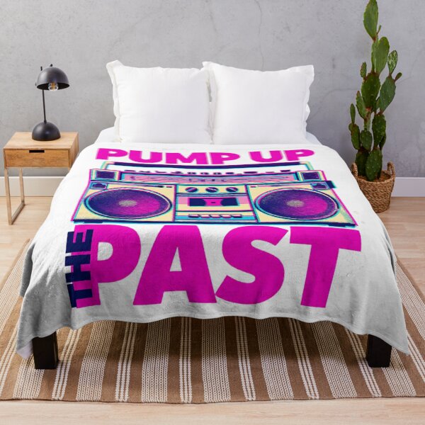 Item preview, Retro Boombox Cassette Deck Pump Up the Past Art designed and sold by cannsuh.
