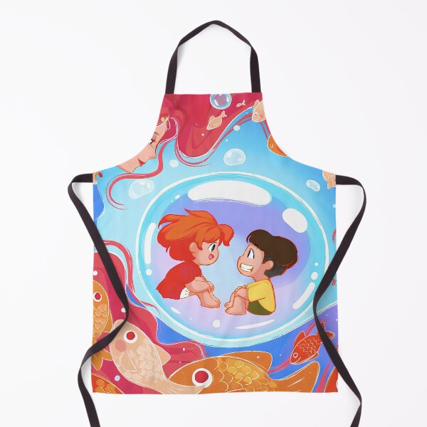 Item preview, kawaii art little boy & girl [[theponyo]] -%[ghiblis]%- bubble aways designed and sold by Sazqonexshop.