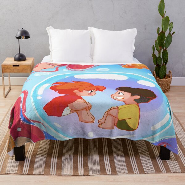Item preview, kawaii art little boy & girl [[theponyo]] -%[ghiblis]%- bubble aways designed and sold by Sazqonexshop.