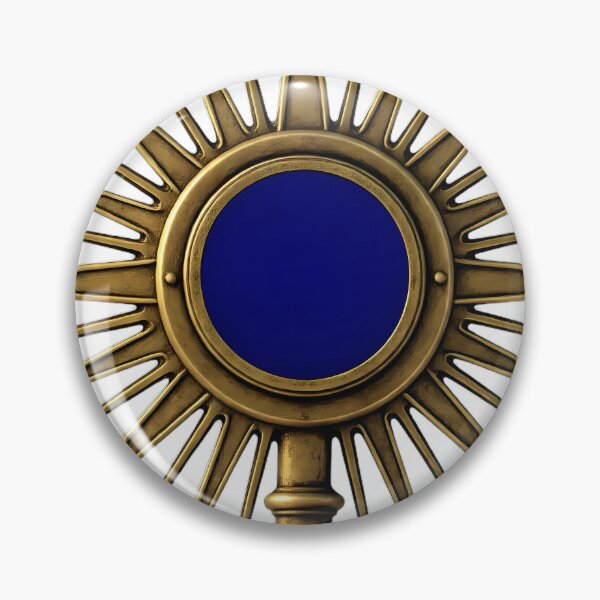 Item preview, Gothic Gold Monstrance - Sunburst Reliquary Emblem designed and sold by IllumeInk.