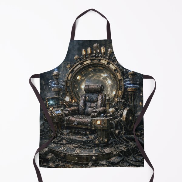 Item preview, Abandoned Time Machine - Steampunk Laboratory Art designed and sold by ArtworkNorth.