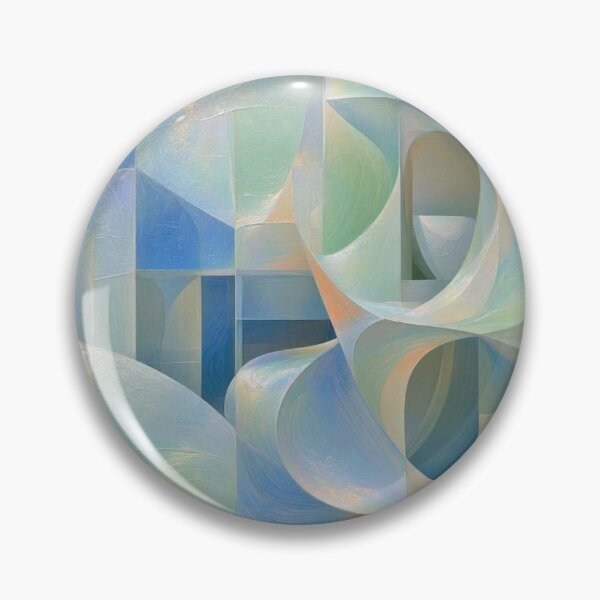 Item preview, Iridescent Pastel Dreams - Abstract Architectural Curves Art designed and sold by Dogandesighn.