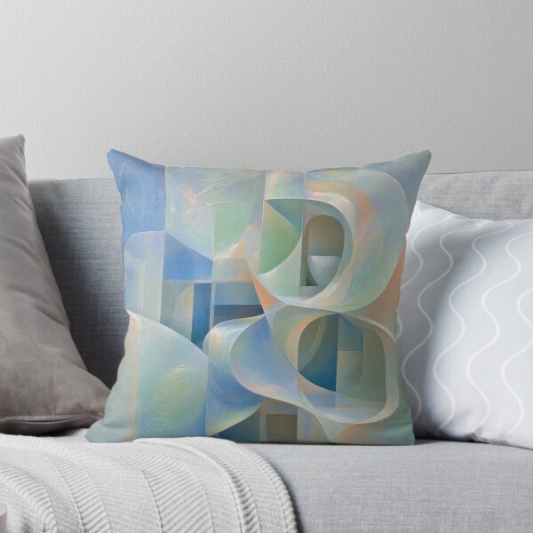 Item preview, Iridescent Pastel Dreams - Abstract Architectural Curves Art designed and sold by Dogandesighn.
