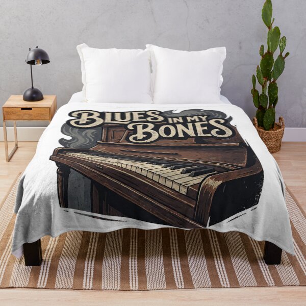 Item preview, Weathered Upright Piano Blues in My Bones Art designed and sold by cannsuh.