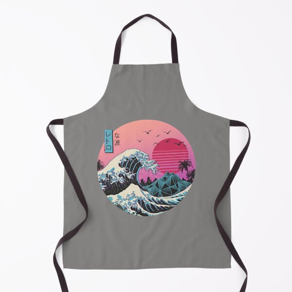 Item preview, Retro Wave Mountain Sunset Vaporwave T-Shirt-15 designed and sold by AnastasiaBohme.