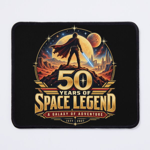 Item preview, 50 Years of Space Legend 1977–2027 – Vintage Galactic Adventure designed and sold by dhmnee.