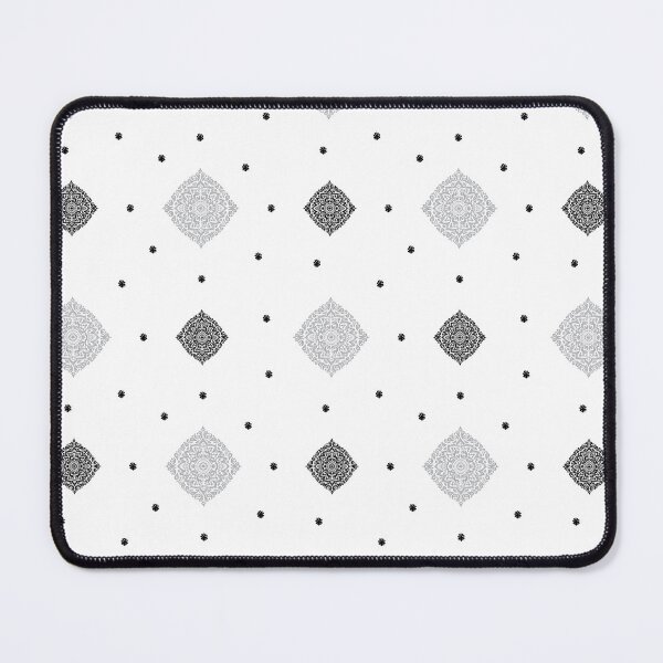 Item preview, Delicate floral pattern small in grey and black designed and sold by Quiet Waters Design.