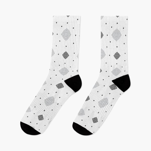 Item preview, Delicate floral pattern small in grey and black designed and sold by Quiet Waters Design.