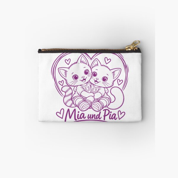Item preview, HEART IN PINK No. 4 - From the book series "Mia and Pia - Coloring fun meets cat knowledge - Adventures to color, learn and marvel at". designed and sold by WasserSonneWind.
