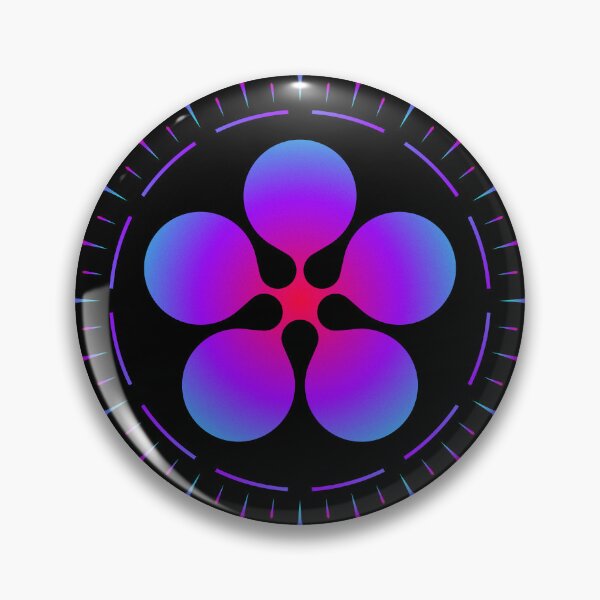 Item preview, Cyberpunk Neon Flower Crest HUD designed and sold by VOIDXX.