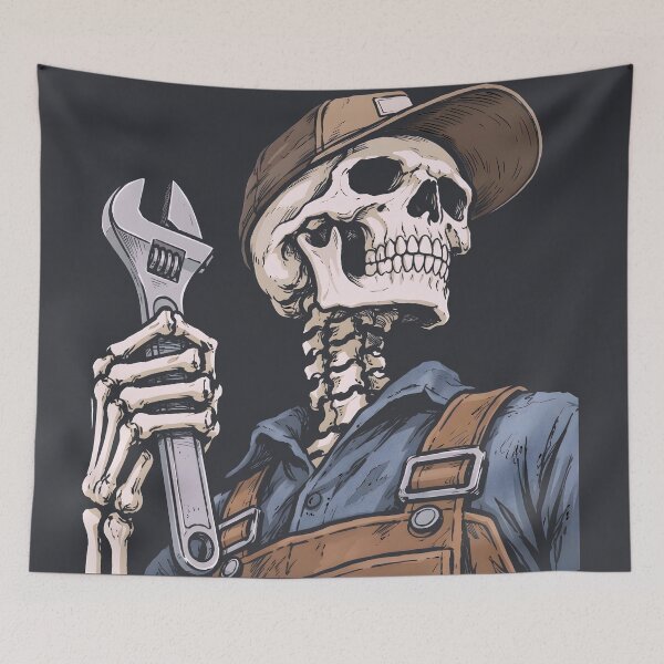 Item preview, Mechanic Skeleton  designed and sold by CreepyCornerArt.